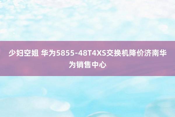 少妇空姐 华为5855-48T4XS交换机降价济南华为销售中心