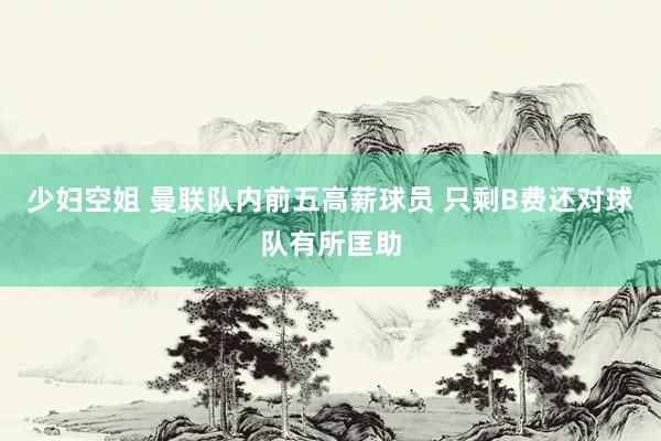 少妇空姐 曼联队内前五高薪球员 只剩B费还对球队有所匡助